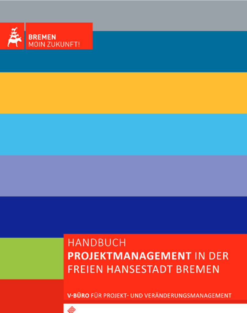 Cover des Projektmanagement-Handbuchs.